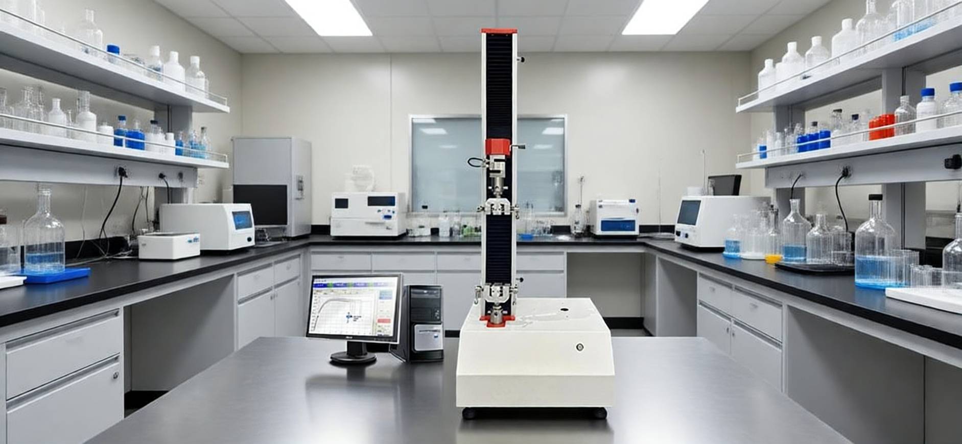 Computerized Tensile Strength Testing Machine